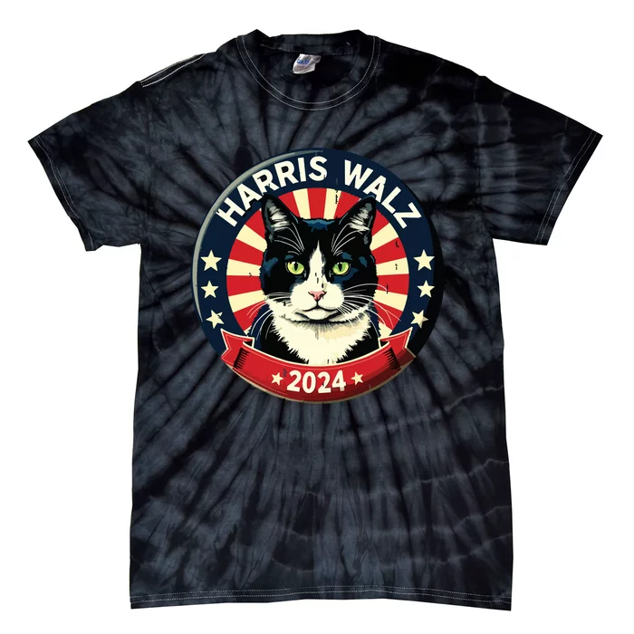 Harris Waltz 2024 Election Kamala Harris Tim Waltz 2024 Tie-Dye T-Shirt