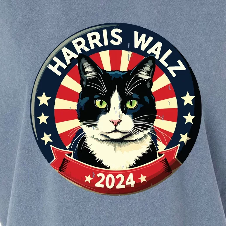 Harris Waltz 2024 Election Kamala Harris Tim Waltz 2024 Garment-Dyed Women's Muscle Tee