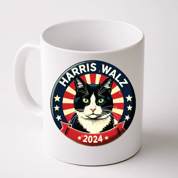 Harris Waltz 2024 Election Kamala Harris Tim Waltz 2024 Front & Back Coffee Mug