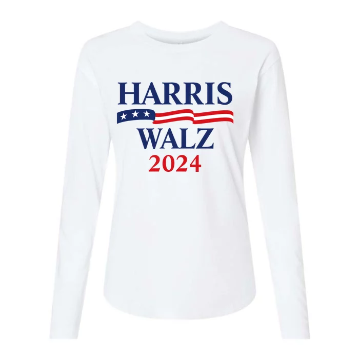 Harris Waltz 2024 Usa Harris Walz 2024 Womens Cotton Relaxed Long Sleeve T-Shirt