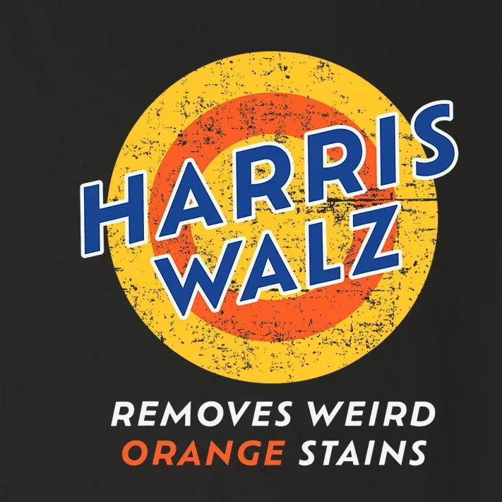 Harris Walz 2024 Waltz Removes Weird Orange Stains Toddler Long Sleeve Shirt