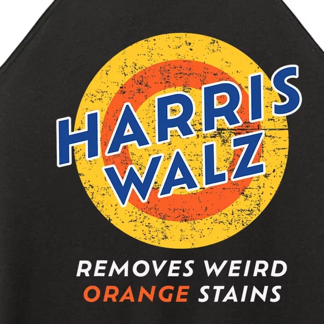 Harris Walz 2024 Waltz Removes Weird Orange Stains Women’s Perfect Tri Rocker Tank