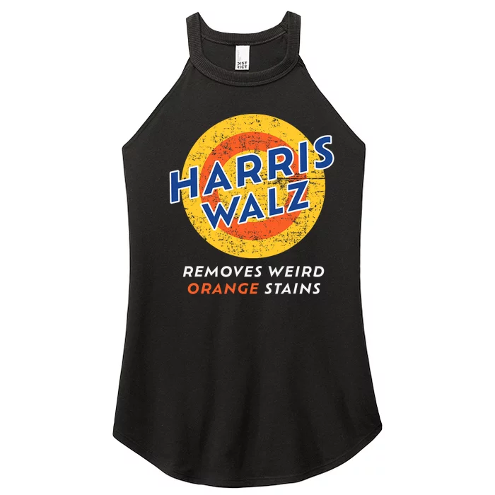 Harris Walz 2024 Waltz Removes Weird Orange Stains Women’s Perfect Tri Rocker Tank