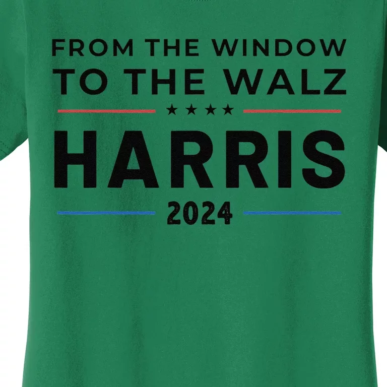 Harris Walz 2024 Window Elect President Kamala Vp Tim Women's T-Shirt