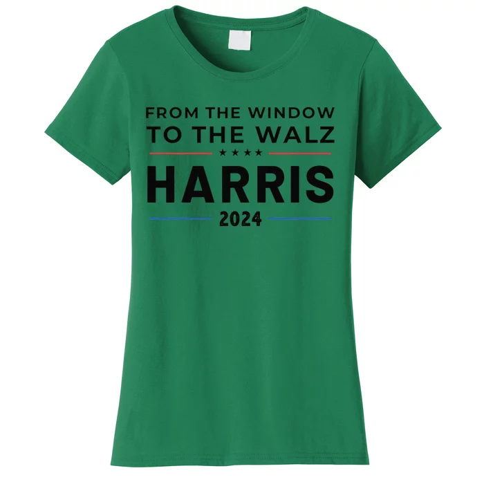 Harris Walz 2024 Window Elect President Kamala Vp Tim Women's T-Shirt