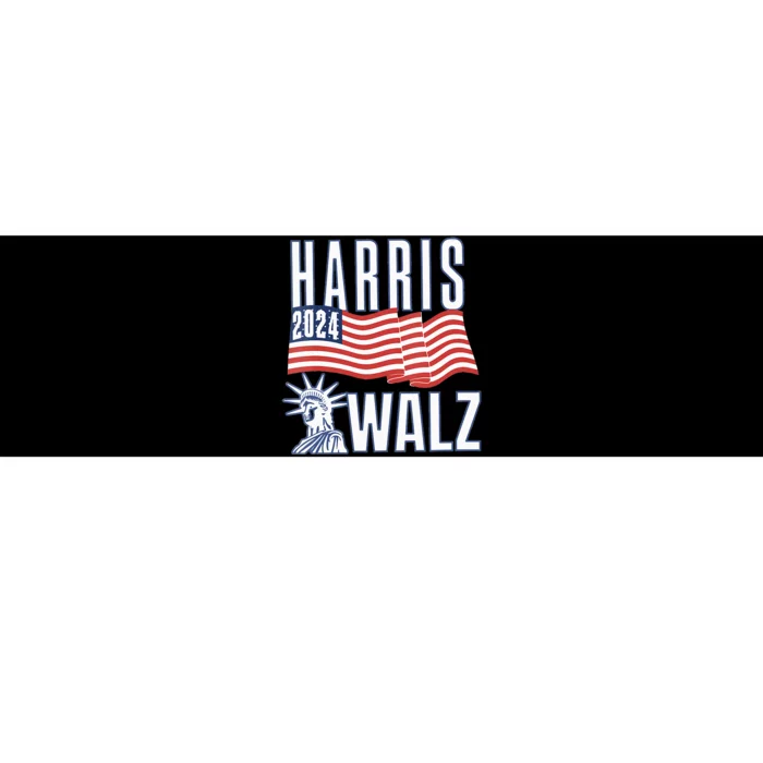 Harris & Walz 2024 Election Campaign Bumper Sticker