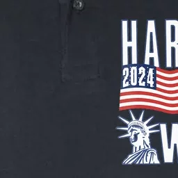 Harris & Walz 2024 Election Campaign Softstyle Adult Sport Polo