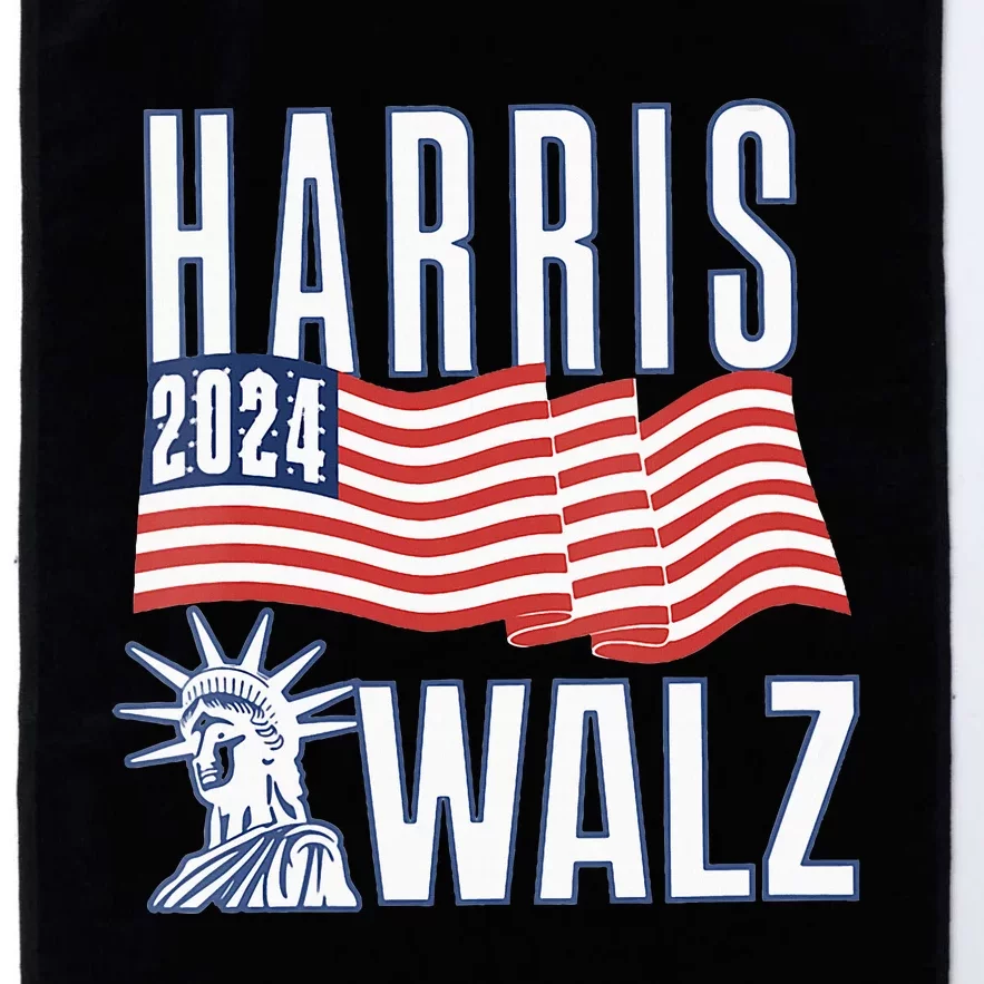 Harris & Walz 2024 Election Campaign Platinum Collection Golf Towel