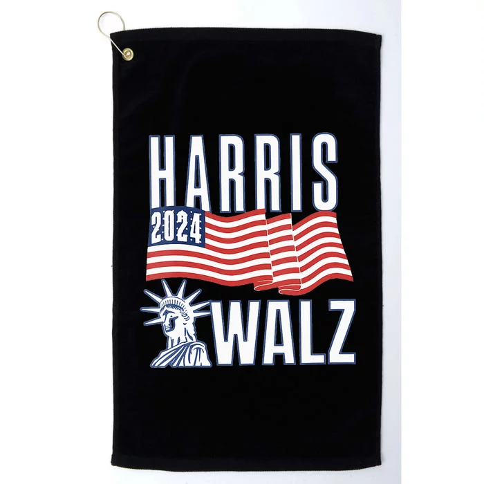 Harris & Walz 2024 Election Campaign Platinum Collection Golf Towel