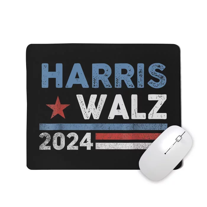 Harris Waltz 2024 Election Kamala Harris Tim Waltz 2024 Mousepad