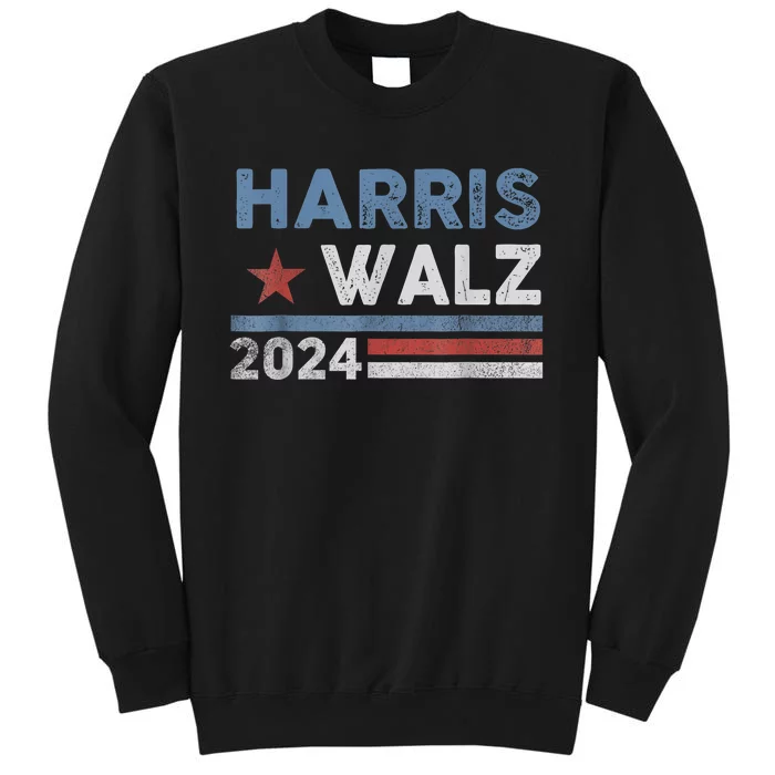 Harris Waltz 2024 Election Kamala Harris Tim Waltz 2024 Tall Sweatshirt