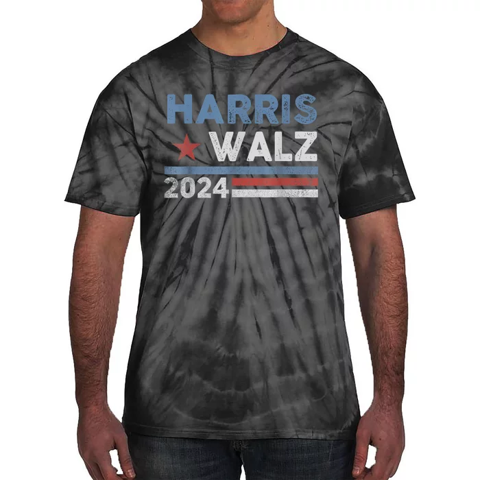 Harris Waltz 2024 Election Kamala Harris Tim Waltz 2024 Tie-Dye T-Shirt