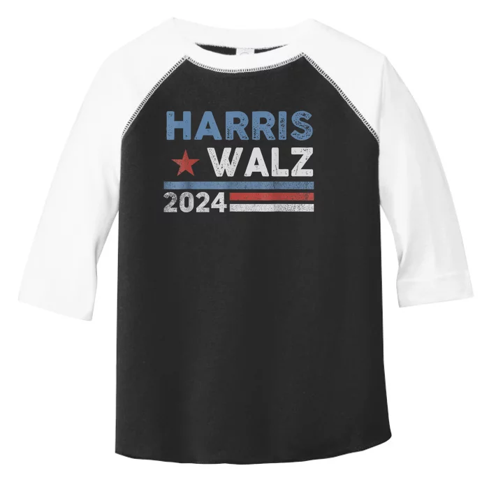 Harris Waltz 2024 Election Kamala Harris Tim Waltz 2024 Toddler Fine Jersey T-Shirt