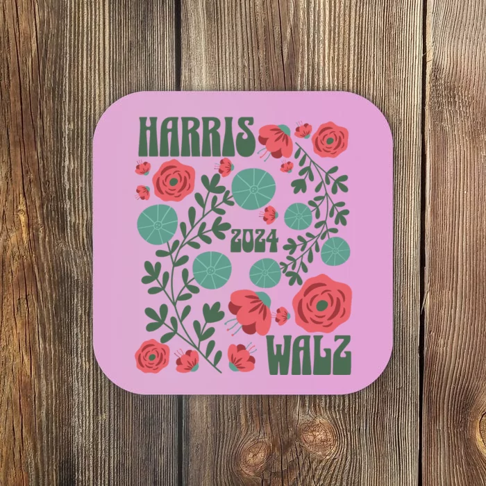 Harris Walz 2024 Coaster