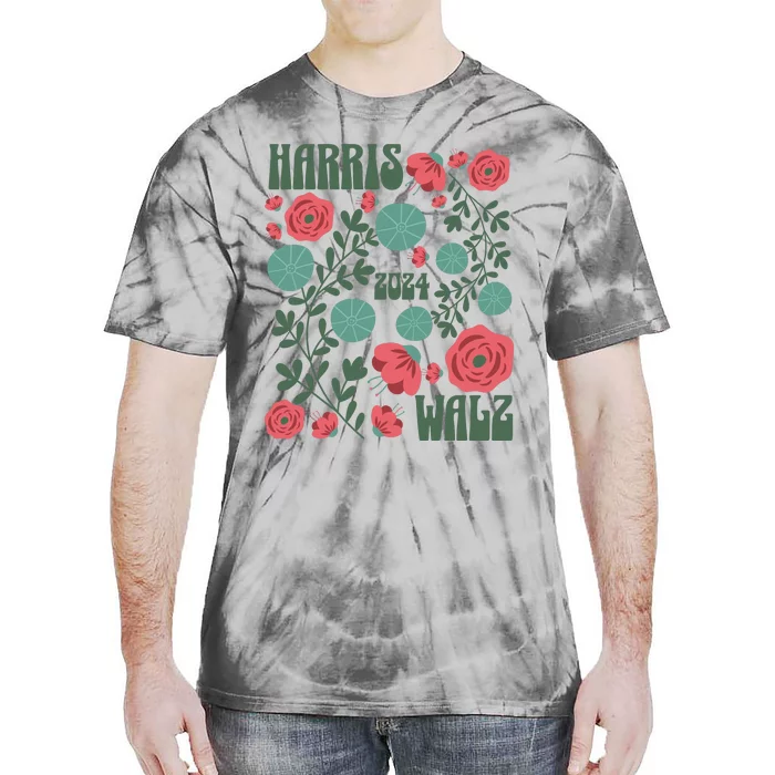 Harris Walz 2024 Tie-Dye T-Shirt