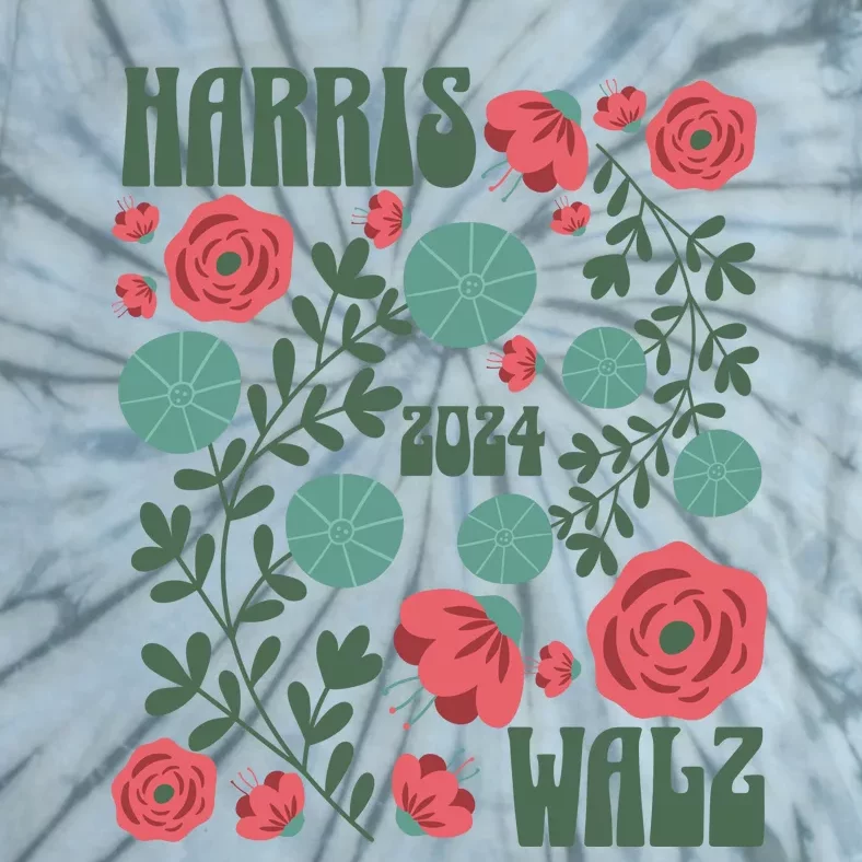 Harris Walz 2024 Tie-Dye T-Shirt