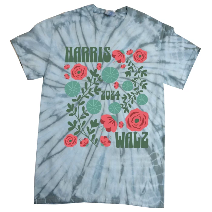 Harris Walz 2024 Tie-Dye T-Shirt