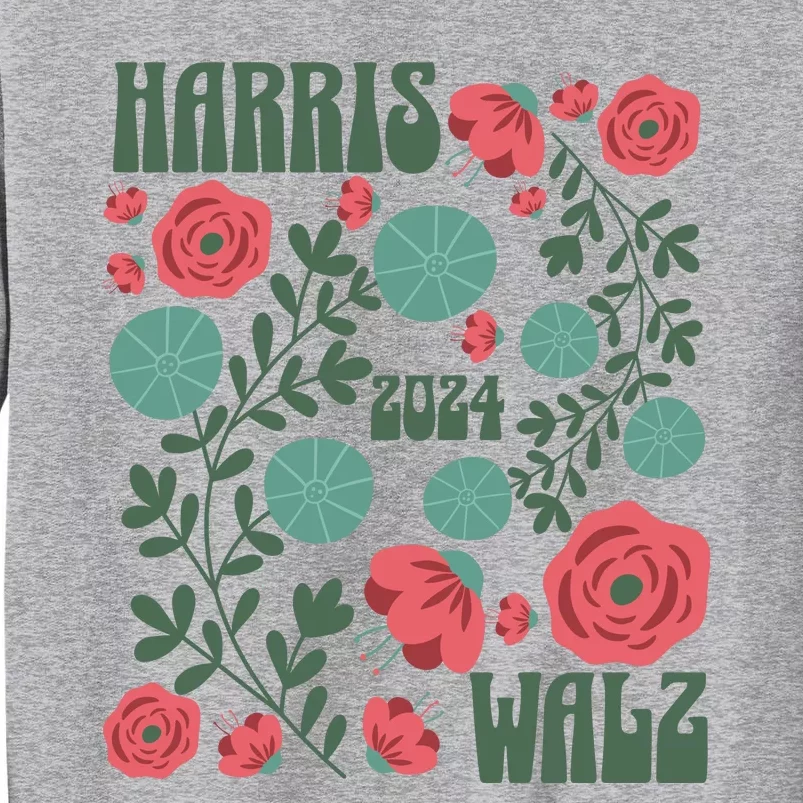 Harris Walz 2024 Tall Sweatshirt