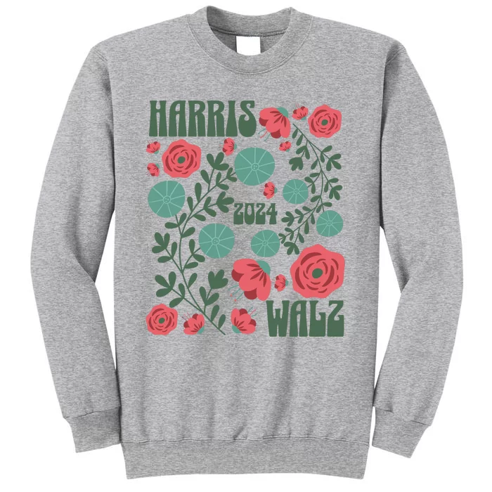 Harris Walz 2024 Tall Sweatshirt