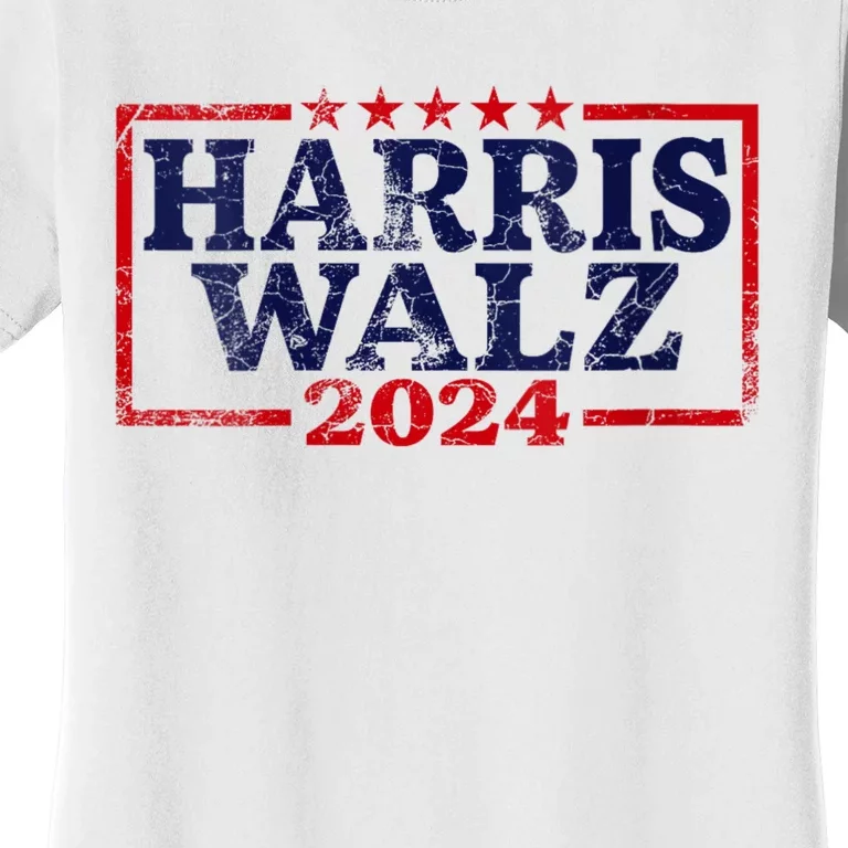 Harris Waltz 2024 Election Kamala Harris Tim Waltz 2024 Women's T-Shirt