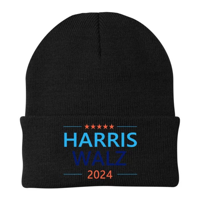 Harris Waltz 2024 For President Election Democrat Knit Cap Winter Beanie