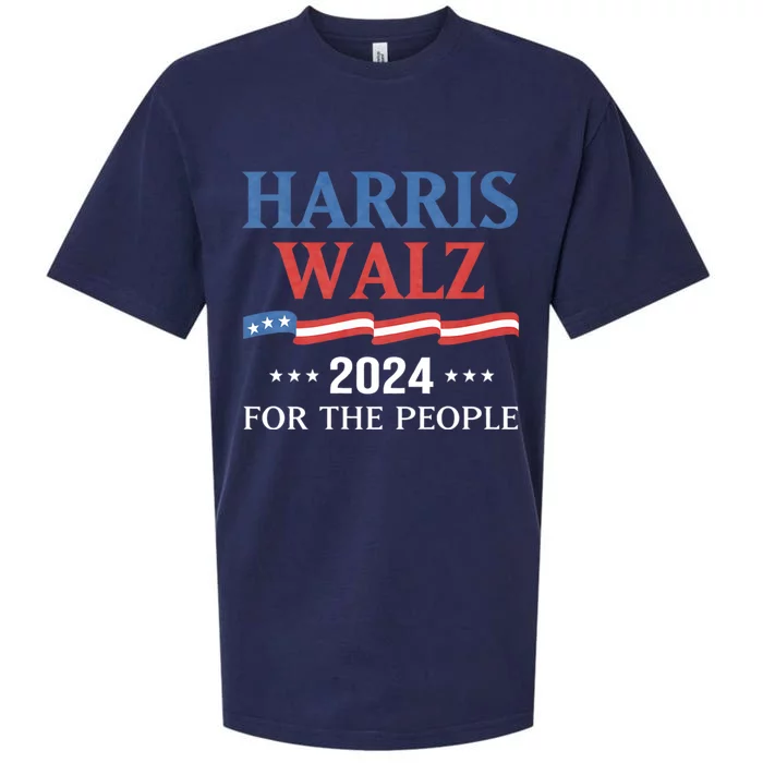 Harris Walz 2024 Kamala Harris 2024 Tim Walz 2024 Usa Sueded Cloud Jersey T-Shirt