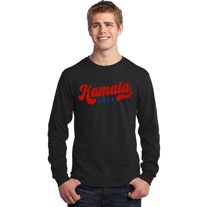 Harris Walz 2024 Presidential Election Kamala Tall Long Sleeve T-Shirt