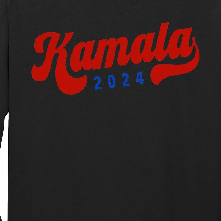 Harris Walz 2024 Presidential Election Kamala Tall Long Sleeve T-Shirt