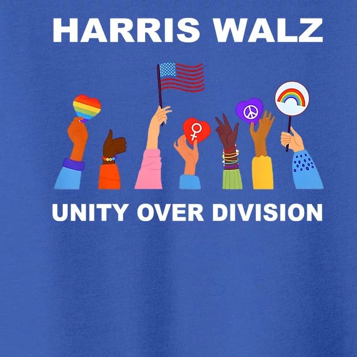 Harris Waltz 2024 Unity Over Division Toddler T-Shirt