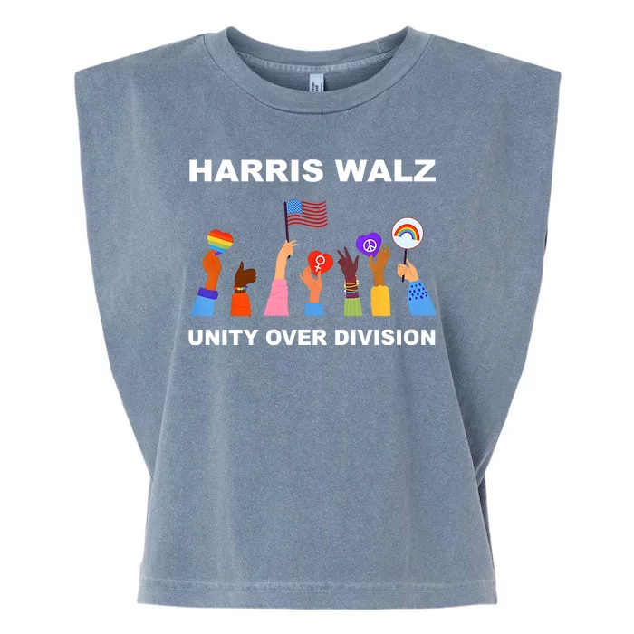 Harris Waltz 2024 Unity Over Division Garment-Dyed Women's Muscle Tee