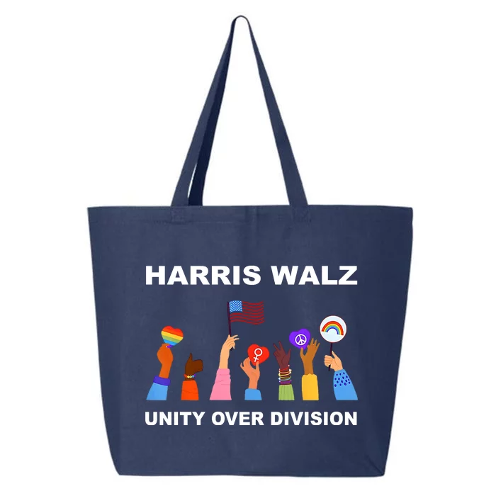 Harris Waltz 2024 Unity Over Division 25L Jumbo Tote