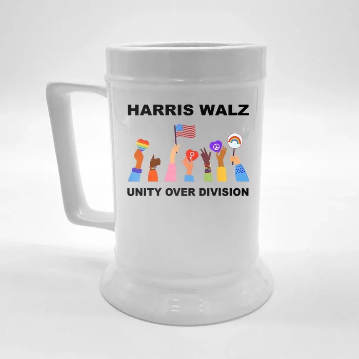 Harris Waltz 2024 Unity Over Division Front & Back Beer Stein