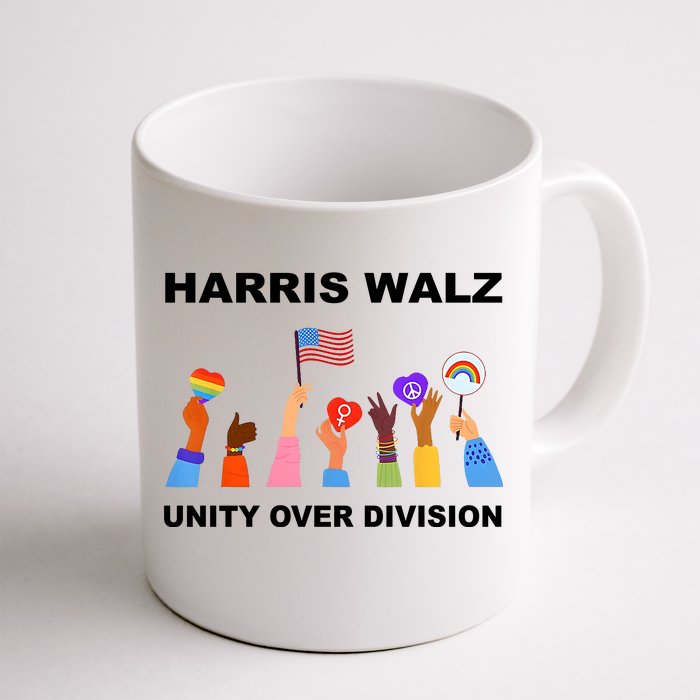 Harris Waltz 2024 Unity Over Division Front & Back Coffee Mug