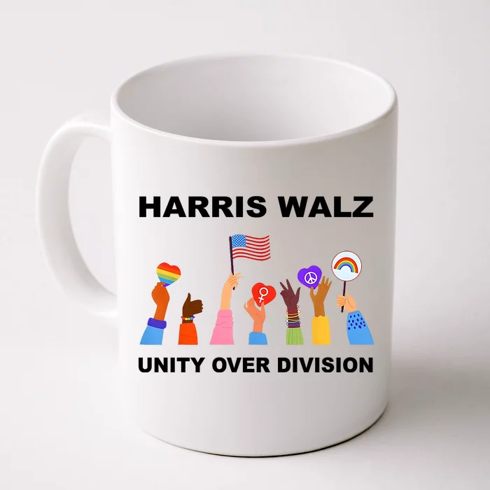 Harris Waltz 2024 Unity Over Division Front & Back Coffee Mug