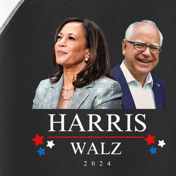 Harris Walz 2024 President Election Kamala Harris Tim Waltz Toddler Fine Jersey T-Shirt