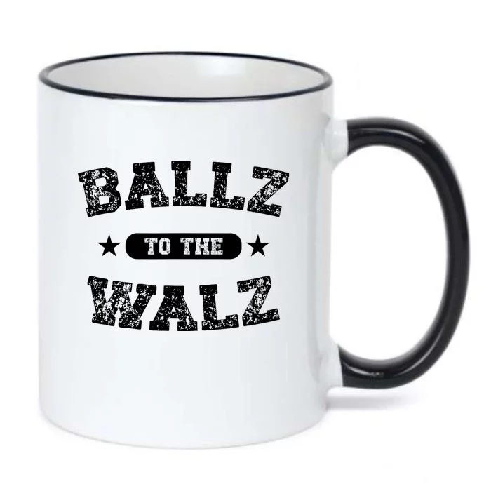 Harris Walz 2024 Ballz To The Walz Tim Walz Kamala Harris Black Color Changing Mug