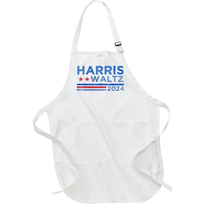 Harris Walz 2024 Mind Your Own Damn Business Full-Length Apron With Pocket