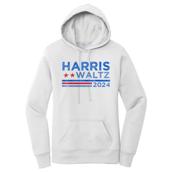 Harris Walz 2024 Mind Your Own Damn Business Women's Pullover Hoodie