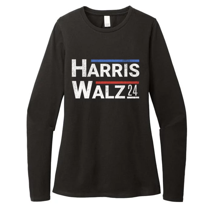 Harris Walz 24 Womens CVC Long Sleeve Shirt