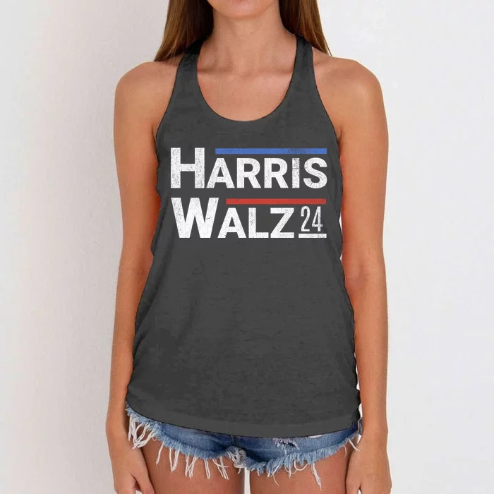 Harris Walz 24 Women's Knotted Racerback Tank