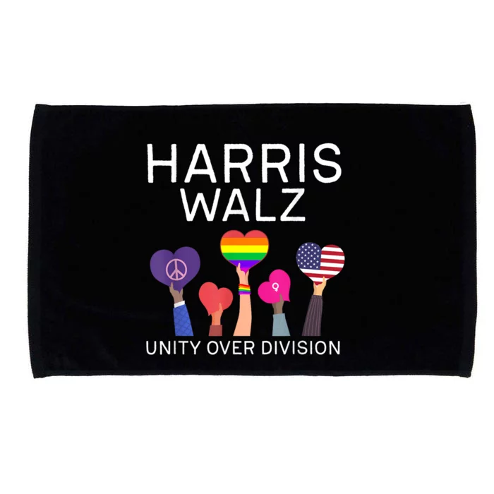 Harris Waltz 2024 Unity Over Division Microfiber Hand Towel