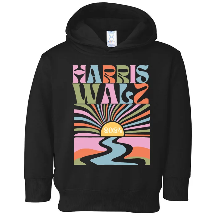 Harris Walz 2024 Toddler Hoodie