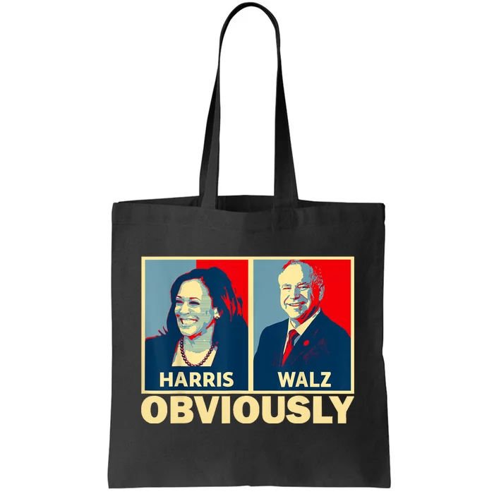 Harris Waltz 2024 Obviously Tim Walz Kamala Harris 2024 Tote Bag