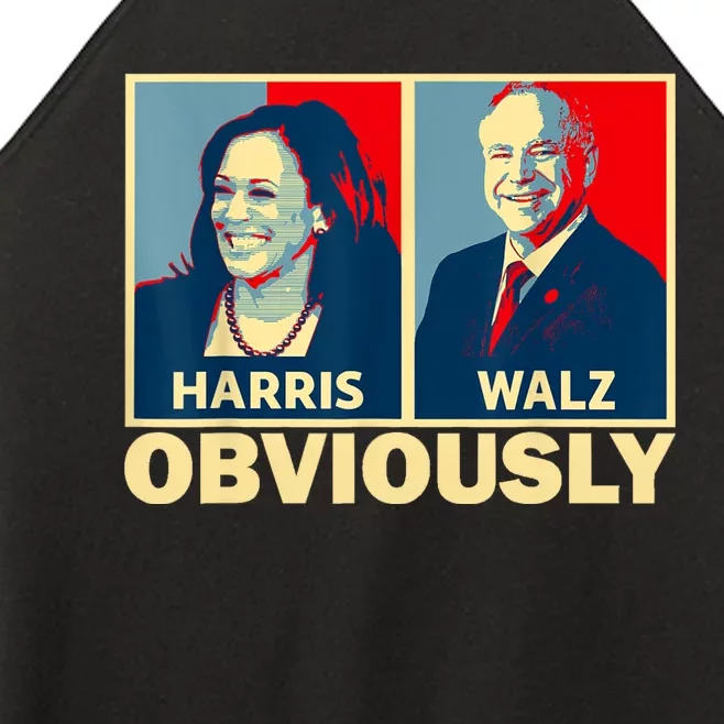 Harris Waltz 2024 Obviously Tim Walz Kamala Harris 2024 Women’s Perfect Tri Rocker Tank