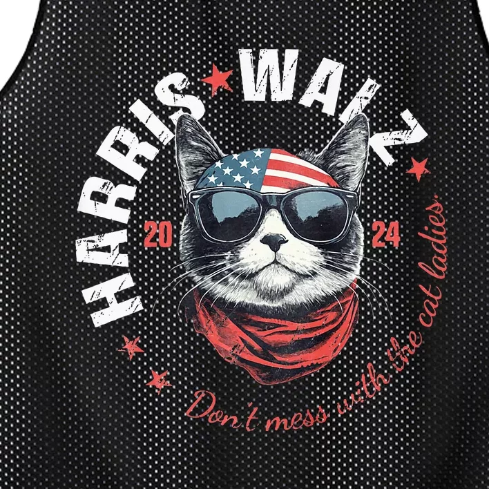 Harris Waltz 2024 Election Us American Flag Mesh Reversible Basketball Jersey Tank