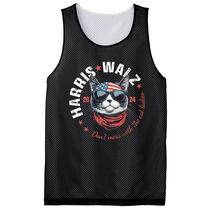 Harris Waltz 2024 Election Us American Flag Mesh Reversible Basketball Jersey Tank