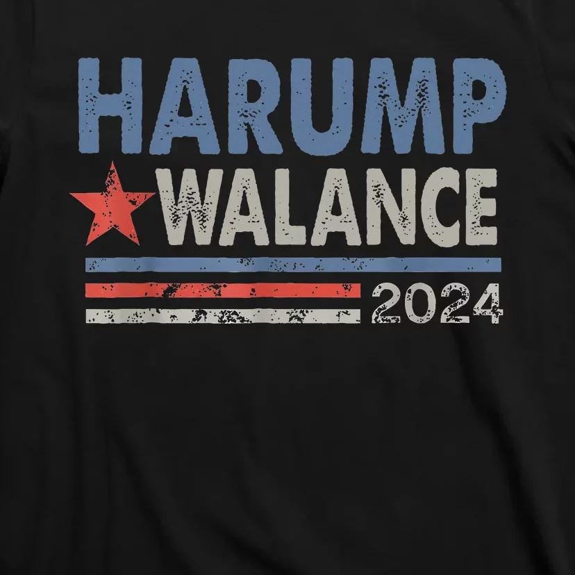 Harump Wallace 2024 Harris Trump Walz Vance T-Shirt