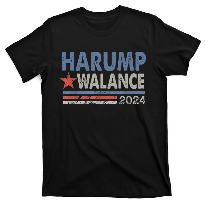 Harump Wallace 2024 Harris Trump Walz Vance T-Shirt