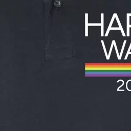 Harris Walz 2028 Lgbtq Rainbow Pride Flag For President Softstyle Adult Sport Polo