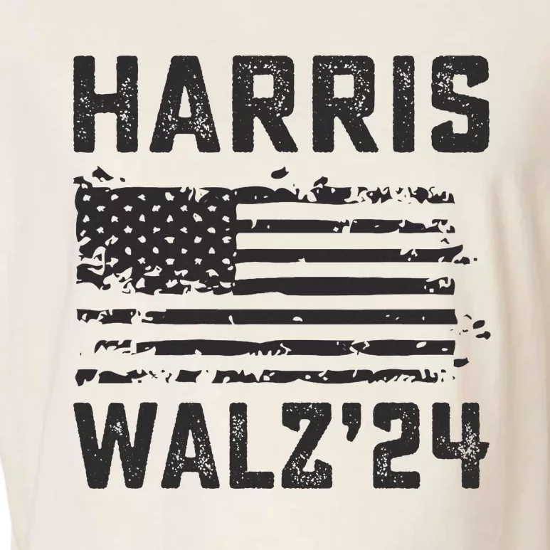 Harris Waltz 2024 Election Kamala Harris Tim Waltz 2024 Garment-Dyed Women's Muscle Tee